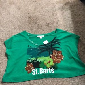 St. Bart’s crop top
